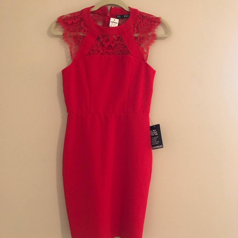 Express Red dress